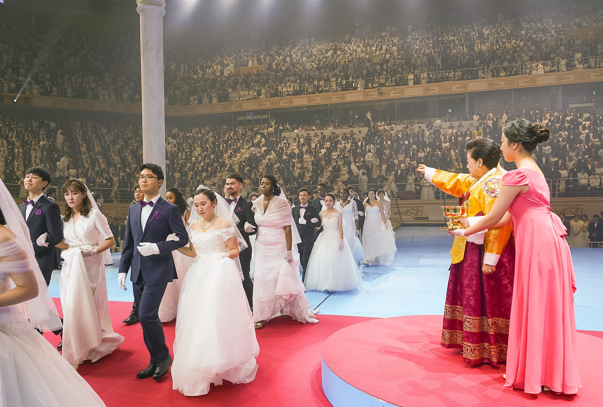 聖水儀式　2020祝福合同結婚式｜世界平和統一家庭連合News Online